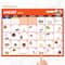 TF Publishing 2024-2025 Large Every Day&#x27;s a Holiday Desk Pad Calendar